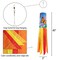 In the Breeze 5213 — Monarch Butterfly 40-inch Inspiration Windsock — Colorful Hanging Garden Décor with Embroidered Details